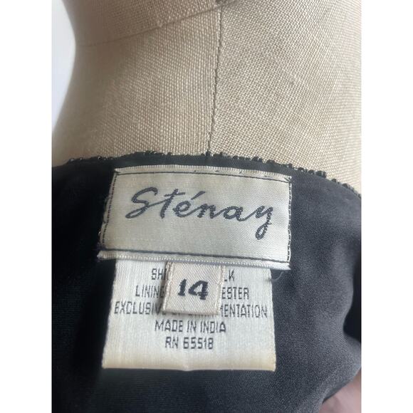 Vintage Stenay Rainbow Sequin Tank Sleeveless Beaded Going Out Size 10 - Picture 6 of 7